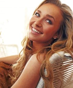 Hayden Panettiere Smiling paint by number