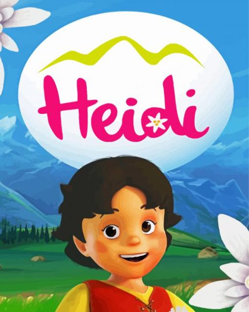 Heidi Illustration paint by number