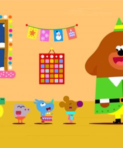 Hey Duggee Dvd Art Paint by number