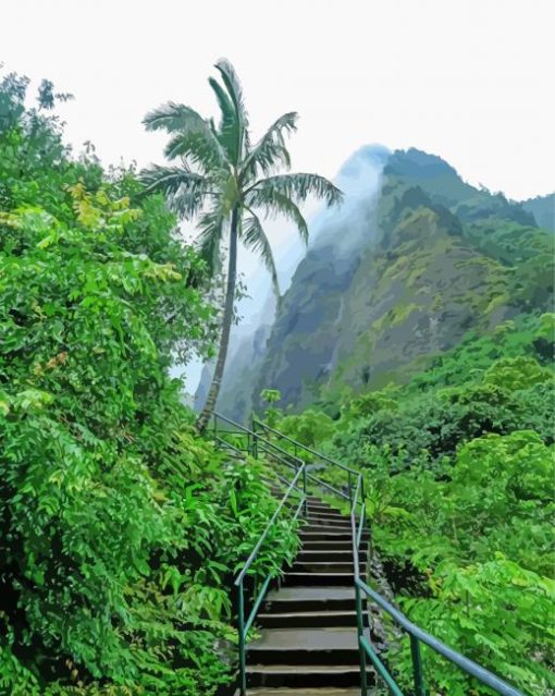 Iao Valley Maui Paint by number