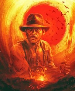 Indiana Jones paint by number