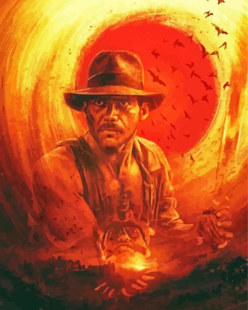 Indiana Jones paint by number