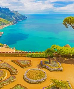 Italy Ravello Villa Rufolo Paint by number