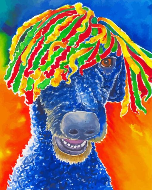 Jack Rasta Dog paint by number