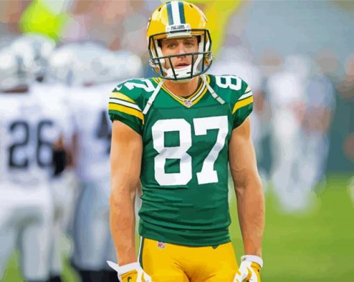 Jordy Nelson paint by number