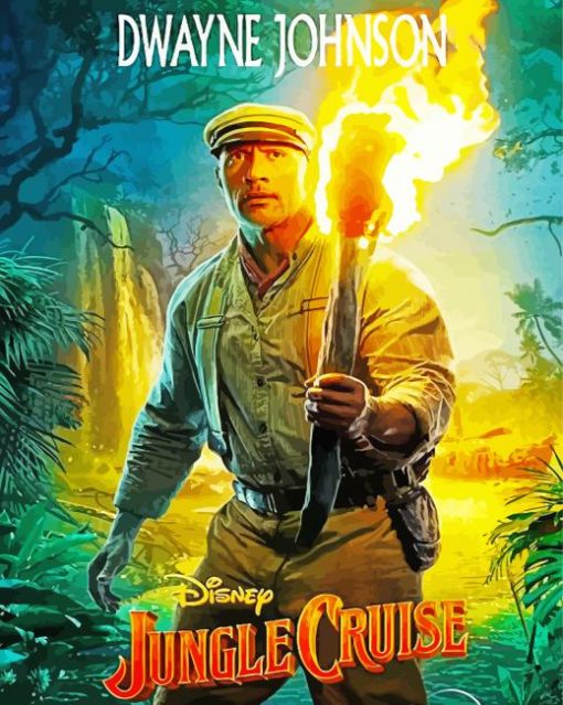 Jungle Cruise Poster paint by number