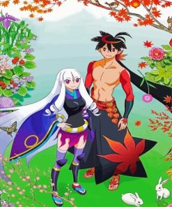 Katanagatari Poster paint by number