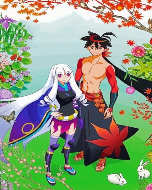 Katanagatari Poster paint by number