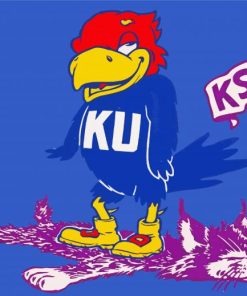 Ku Jayhawks paint by number