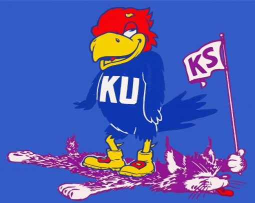 Ku Jayhawks paint by number