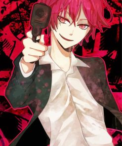 Karma Akabane Assasination Classroom Anime paint by number