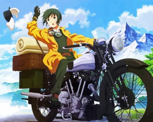 Kino No Tabi The Beautiful World Character paint by number