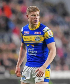 Leeds Rhinos Rugby League Club Player paint by number