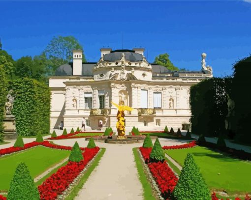 Linderhof Palace Building paint by number