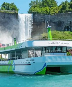 Maid Of The Mist Boat Tour Paint by number