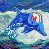 Miami Dolphins Art Paint by number