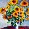 Monet Sunflowers paint by number