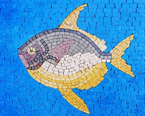 Mosaic Bream paint by number