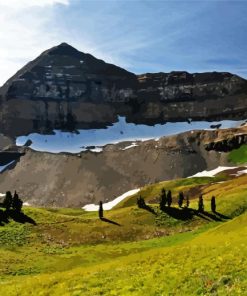 Mt Timpanogos Landscape paint by number