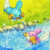 Mudkip Pokemon Species paint by number