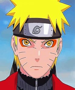 Naruto Sage Mode Animation paint by number