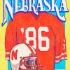 Nebraska Huskers Art paint by number