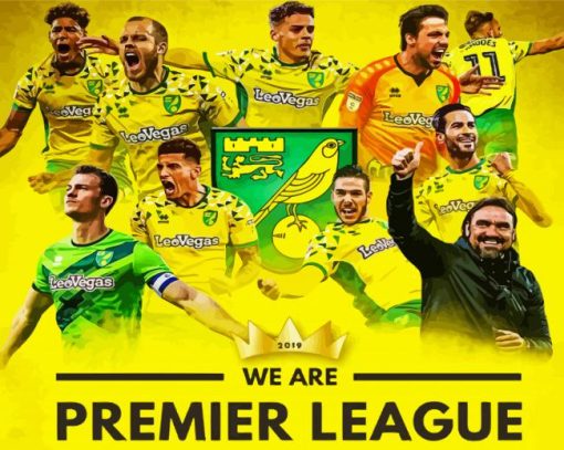 Norwich City Football Club paint by number