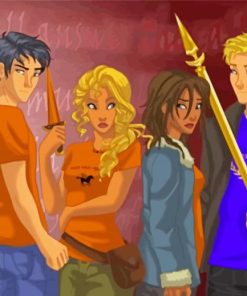 Percy Jackson And The Seven paint by number