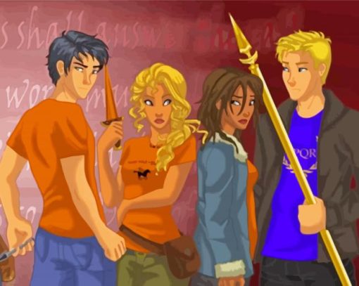 Percy Jackson And The Seven paint by number