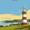 Plymouth Hoe Devon Poster paint by number