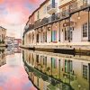 Port Grimaud Water Reflection paint by number