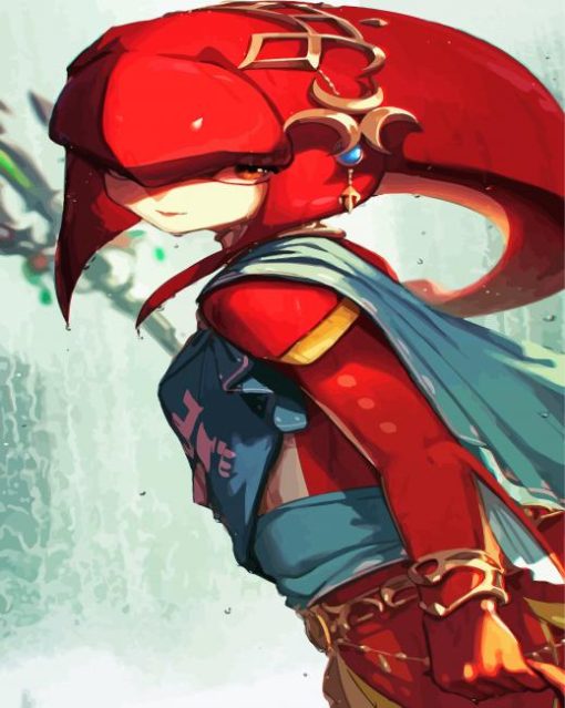 Princess Mipha paint by number