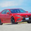 Red Toyota Camry Car paint by number