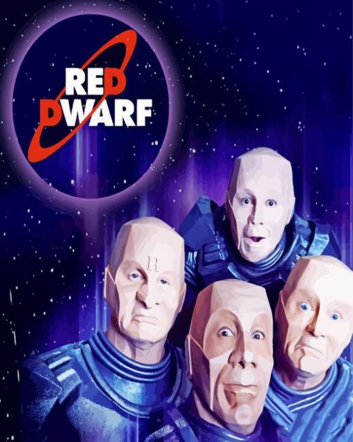 Red Dwarf Poster paint by number