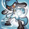 Riolu Art paint by number