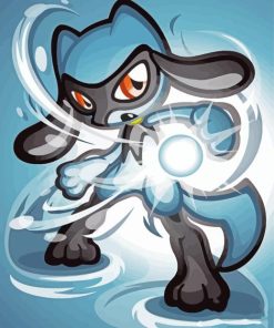 Riolu Art paint by number