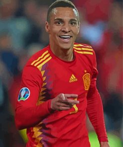 Rodrigo Moreno Player paint by number