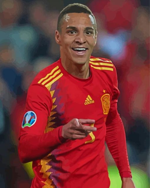 Rodrigo Moreno Player paint by number