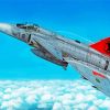 Saab 37 Viggen paint by number