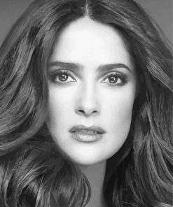 Salma Hayek Face paint by number