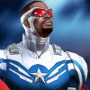 Sam Wilson Superhero paint by number