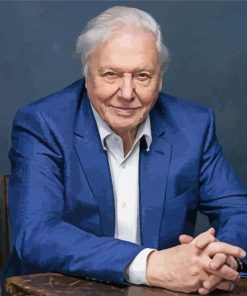 Sir David Attenborough Paint by number