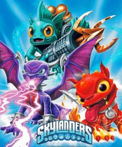 Skylander Poster paint by number