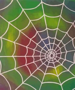 Spiderweb Art paint by number