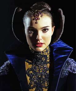 Star Wars Padme Amidala paint by number