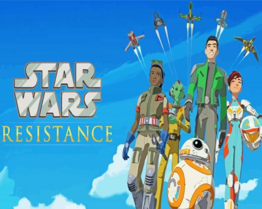 Star Wars Resistance paint by number