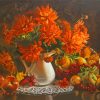 Still Life Autumn Flowers paint by number