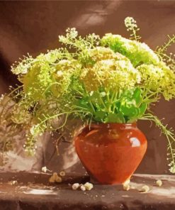 Sunny Bouquet Of Alyssum Paint by number