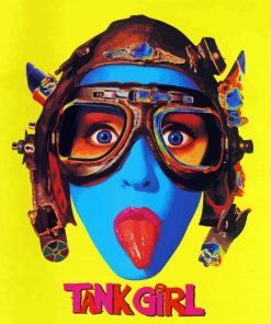 Tank Girl Movie Poster paint by number