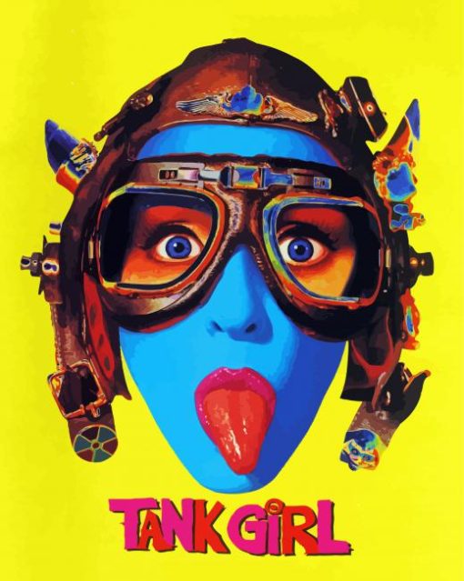 Tank Girl Movie Poster paint by number